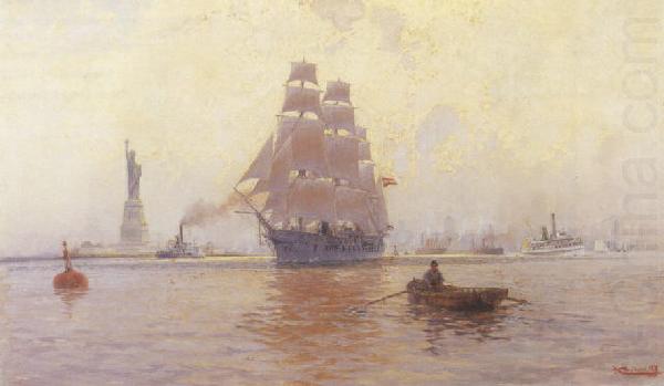 New York Harbor, unknow artist